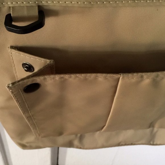 Merona Crossbody lightweight nylon handbag khaki - Picture 4 of 8